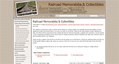 Desktop Screenshot of collectibles.railroadmemorabilia.net